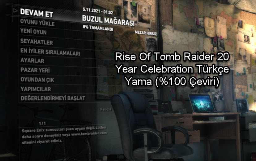Rise Of Tomb Raider 20 Year Celebration Turkce Yama 3