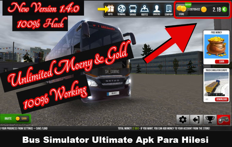 Bus Simulator Ultimate Apk Para Hilesi Happymod