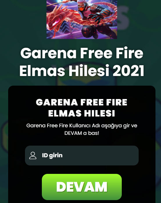 Garena Free Fire Elmas Hilesi 2022